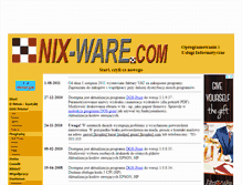 Tablet Screenshot of nix-ware.com